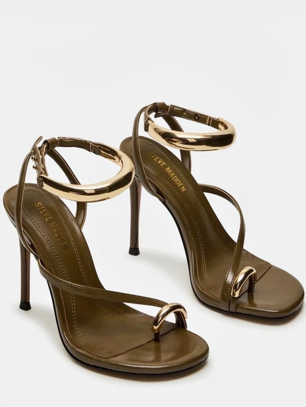 Steve Madden Tia Sandal Brown Heels